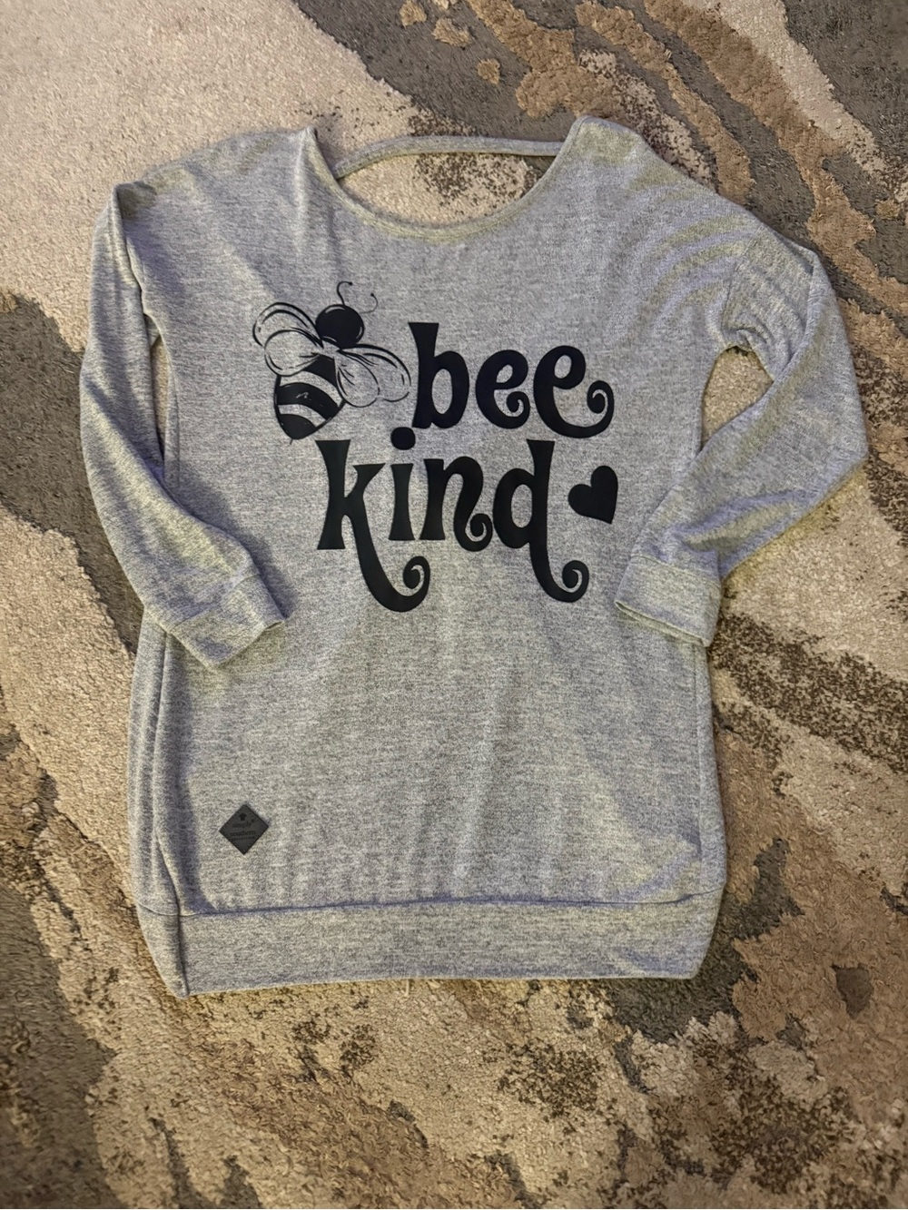 Simply Southern Heather Grey Pullover Sweatshirt Size small